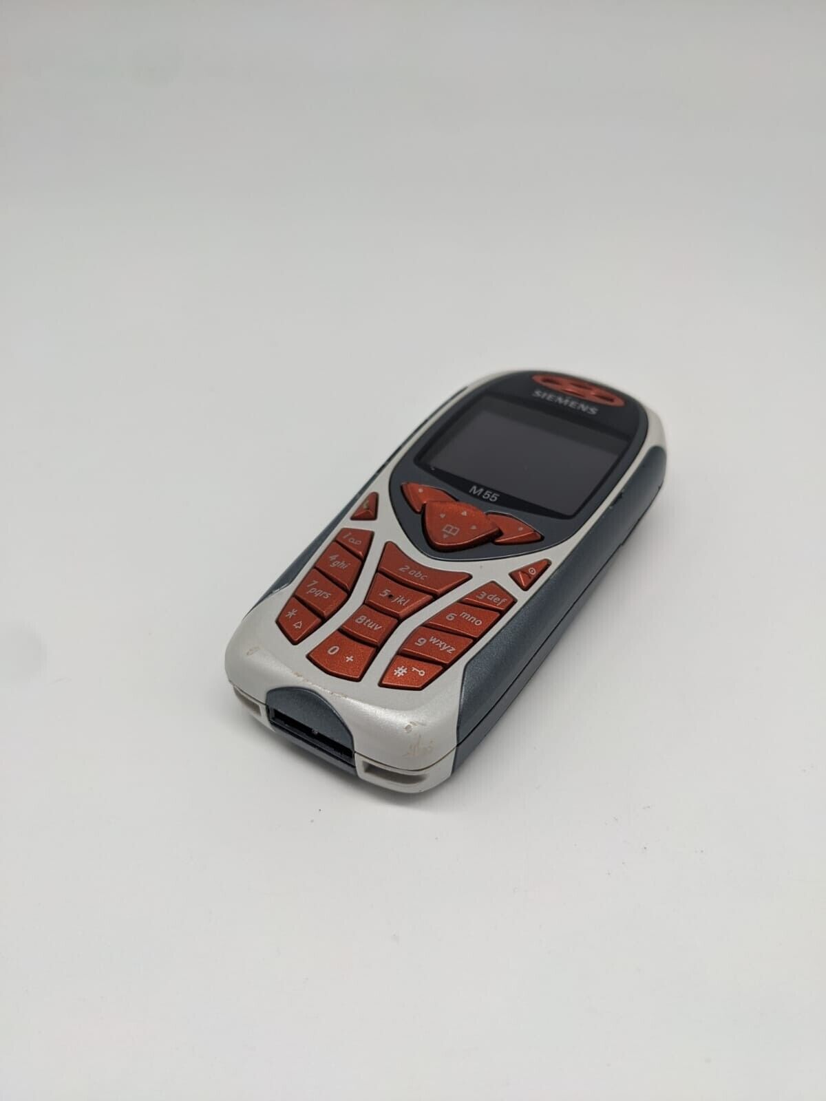 Siemens M55 Orange Handy Retro | OHNE AKKU | OHNE SIMLOCK | FUNKTIONIERT