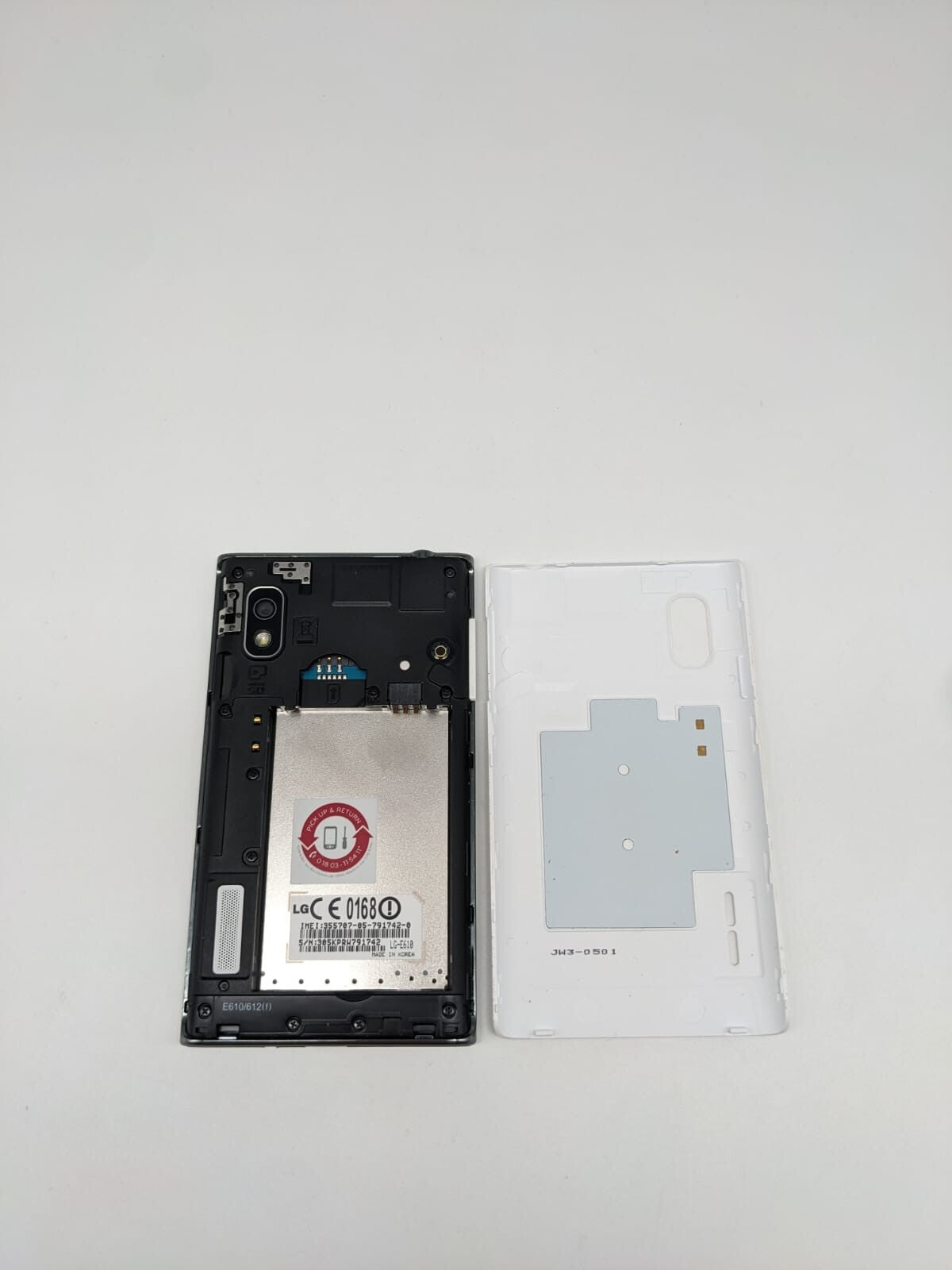 LG Optimus L5 LG-E610 Smartphone Weiß | OHNE AKKU | OHNE SIMLOCK