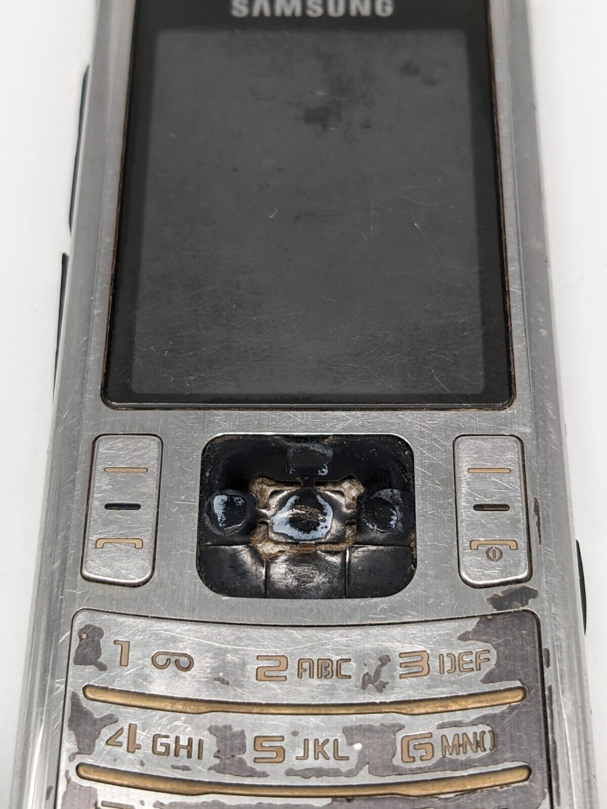 Samsung  SGH-U800 Silber Handy | OHNE AKKU | FUNKTIONIERT