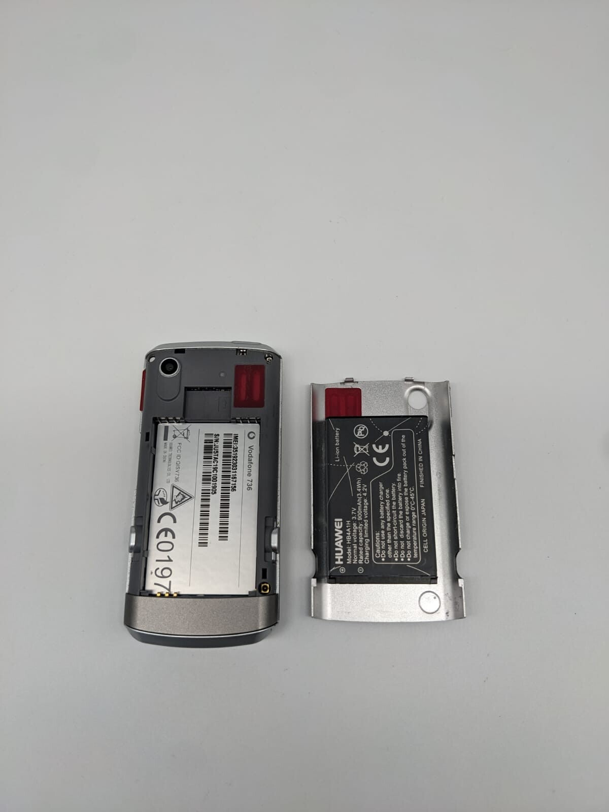 Vodafone 736 Silber Handy Slide | OHNE SIMLOCK | TOP DISPLAY
