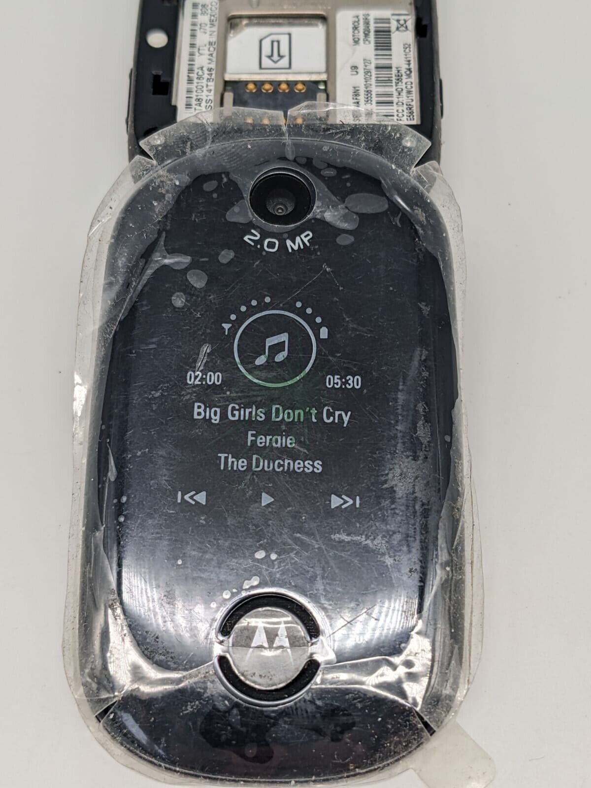 Motorola Jewel U9 Schwarz Handy | OHNE AKKU | UNGETESTET