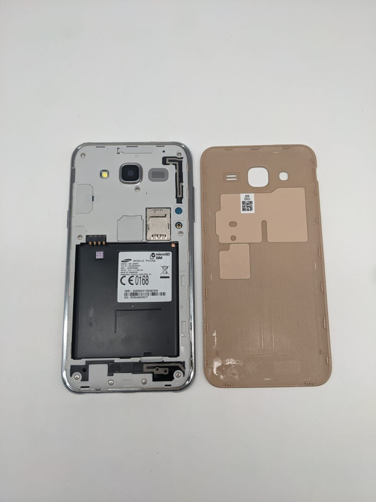 Samsung Galaxy J5 SM-J500H 2015 Gold | OHNE AKKU | TOP DISPLAY