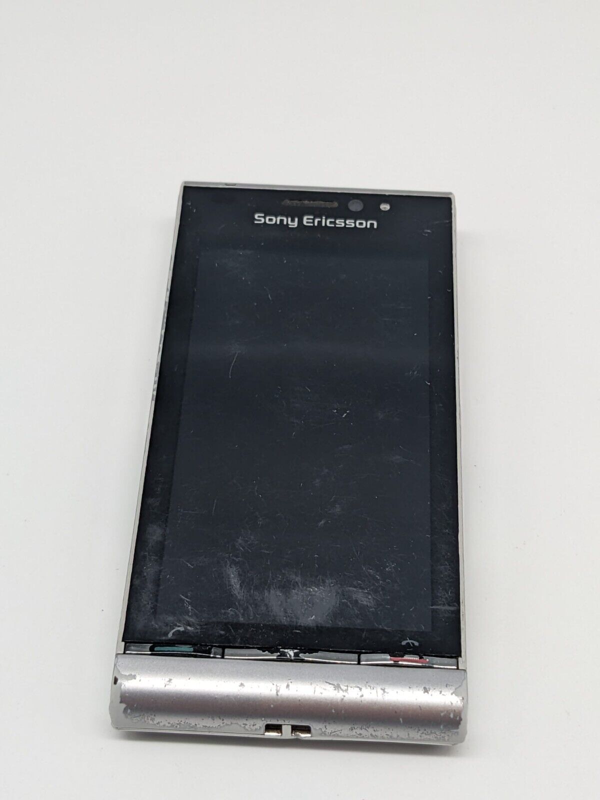 Sony Ericsson Satio U1i Silber Handy | HÄNGT IM STARTVORGANG