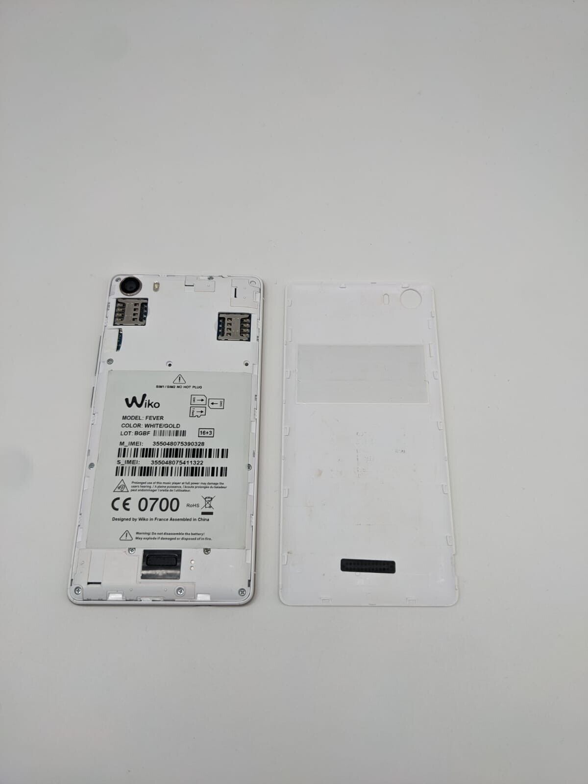 Wiko Fever Weip Smartphone Teilespender Ersatzteile | LÄDT/STARTET NICHT