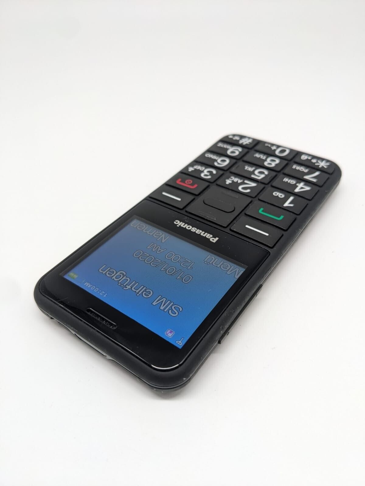 Panasonic KX-TU155 Schwarz Seniorentelefon | OHNE AKKU | OHNE SIMLOCK