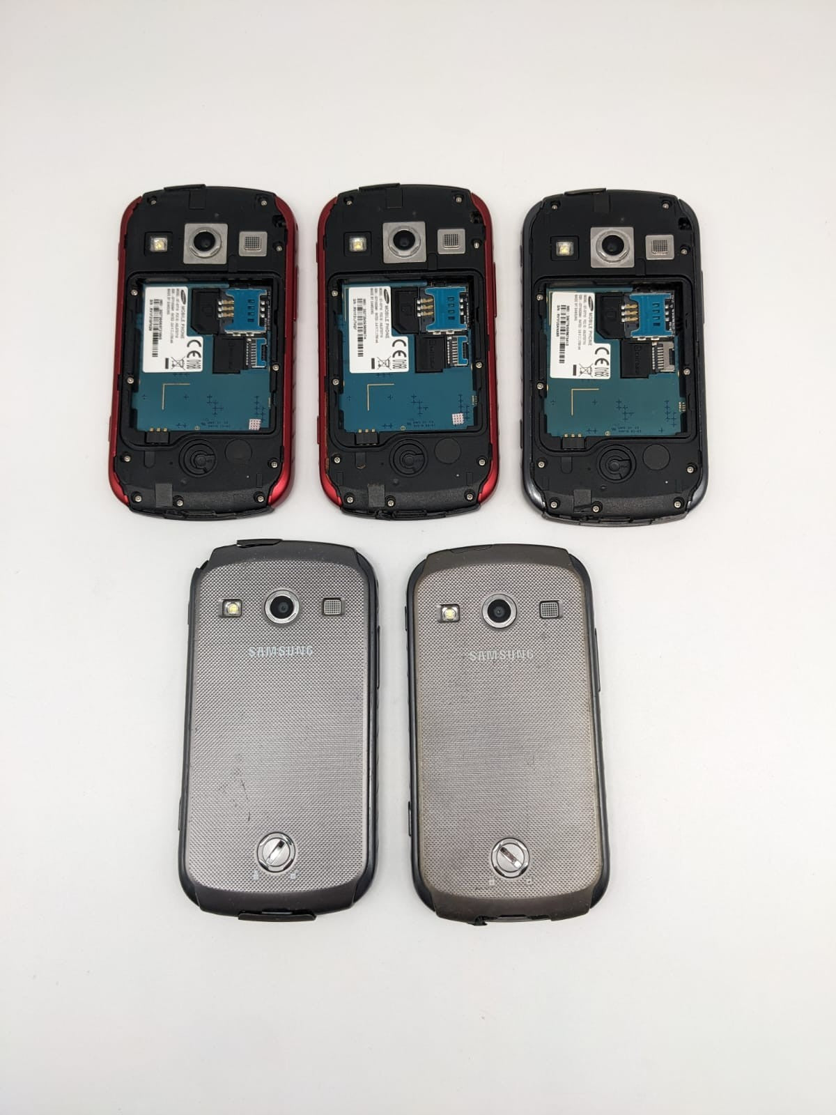 5x Samsung Galaxy Xcover 2 S7710 Konvolut Sammlung Posten | DEFEKT