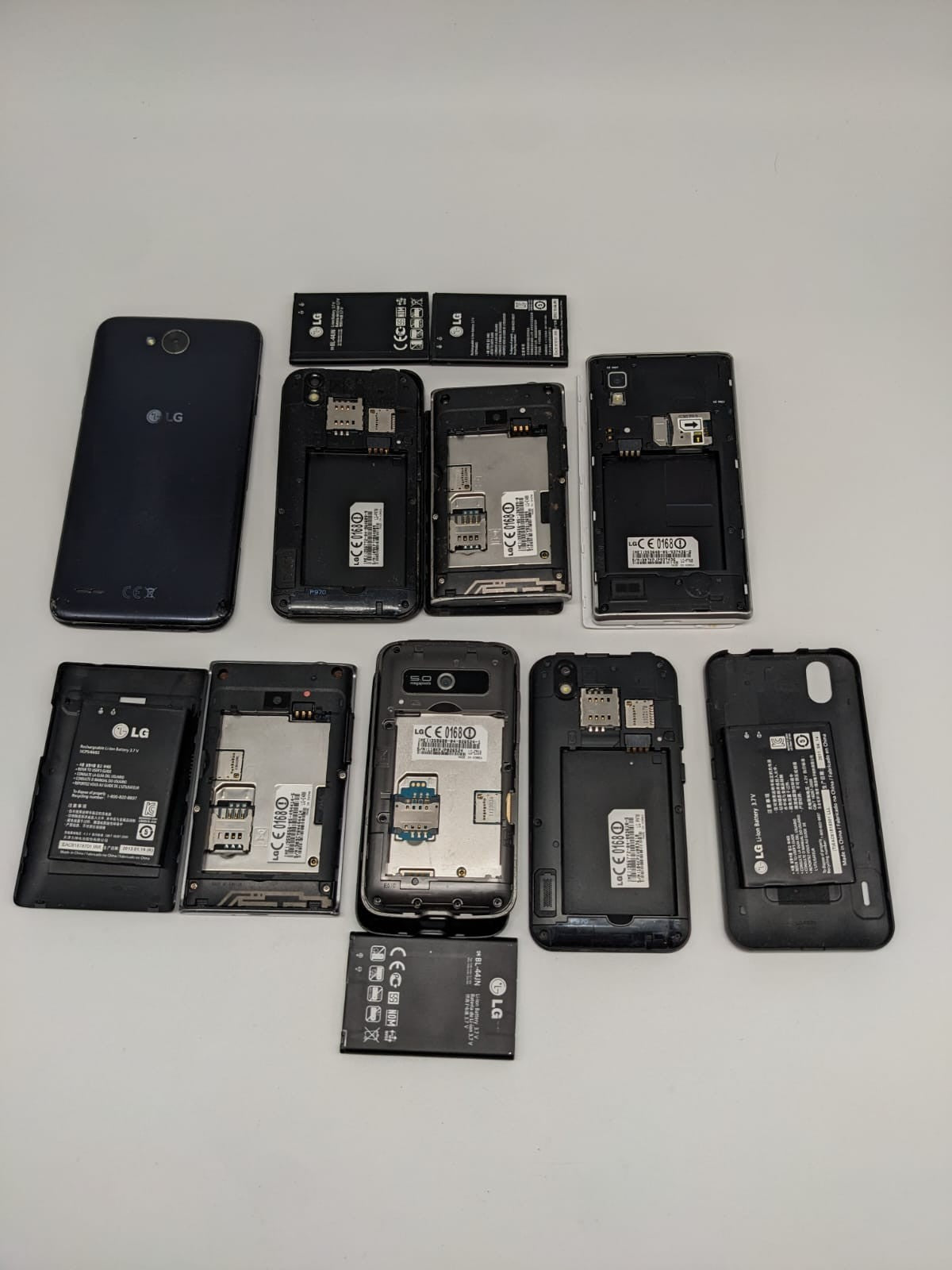 7x LG Smartphone Handy Konvolut Sammlung Posten | UNGETESTET