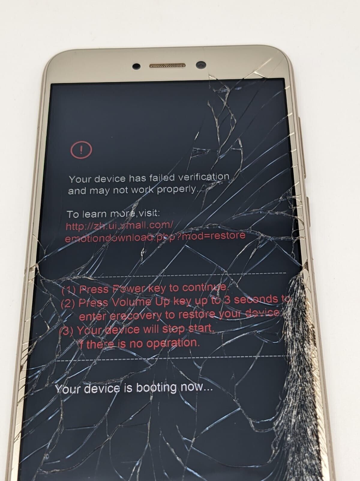 Huawei P8 Lite 2017 PRA-LX1 Gold Smartphone | SOFTWARE PROBLEM
