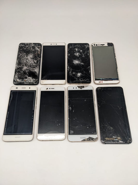 8x Huawei Smartphone Teilespender Konvolut Sammlung Posten | DEFEKT