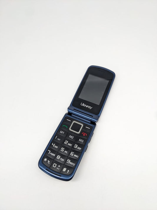 Uleway G380D Seniorenhandy Blau Klapphandy | OHNE AKKU | OHNE SIMLOCK