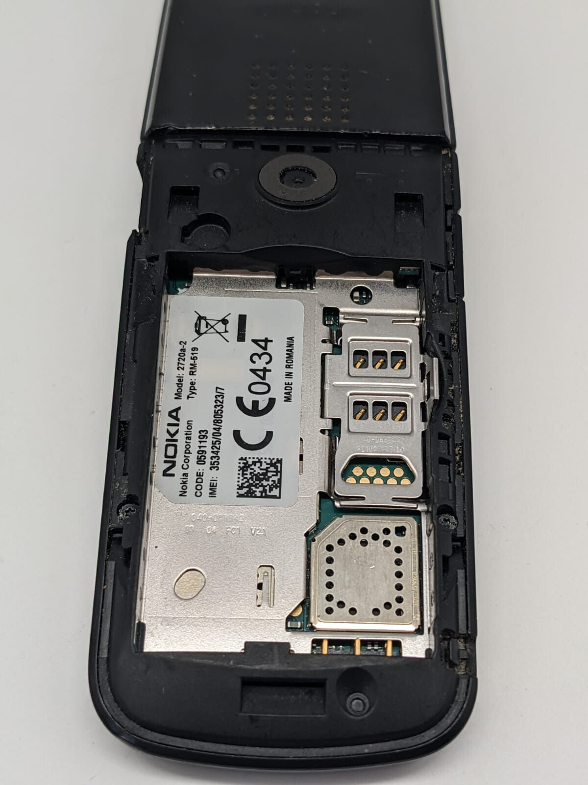 Nokia 2720a-2 Klapphandy RM-519 Schwarz | OHNE AKKU | OHNE SIMLOCK