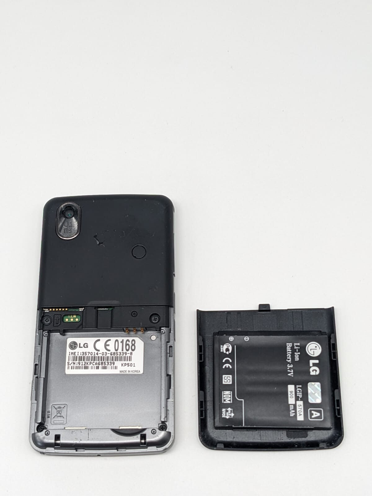 LG KP501 Schwarz Handy Touch Retro | OHNE SIMLOCK