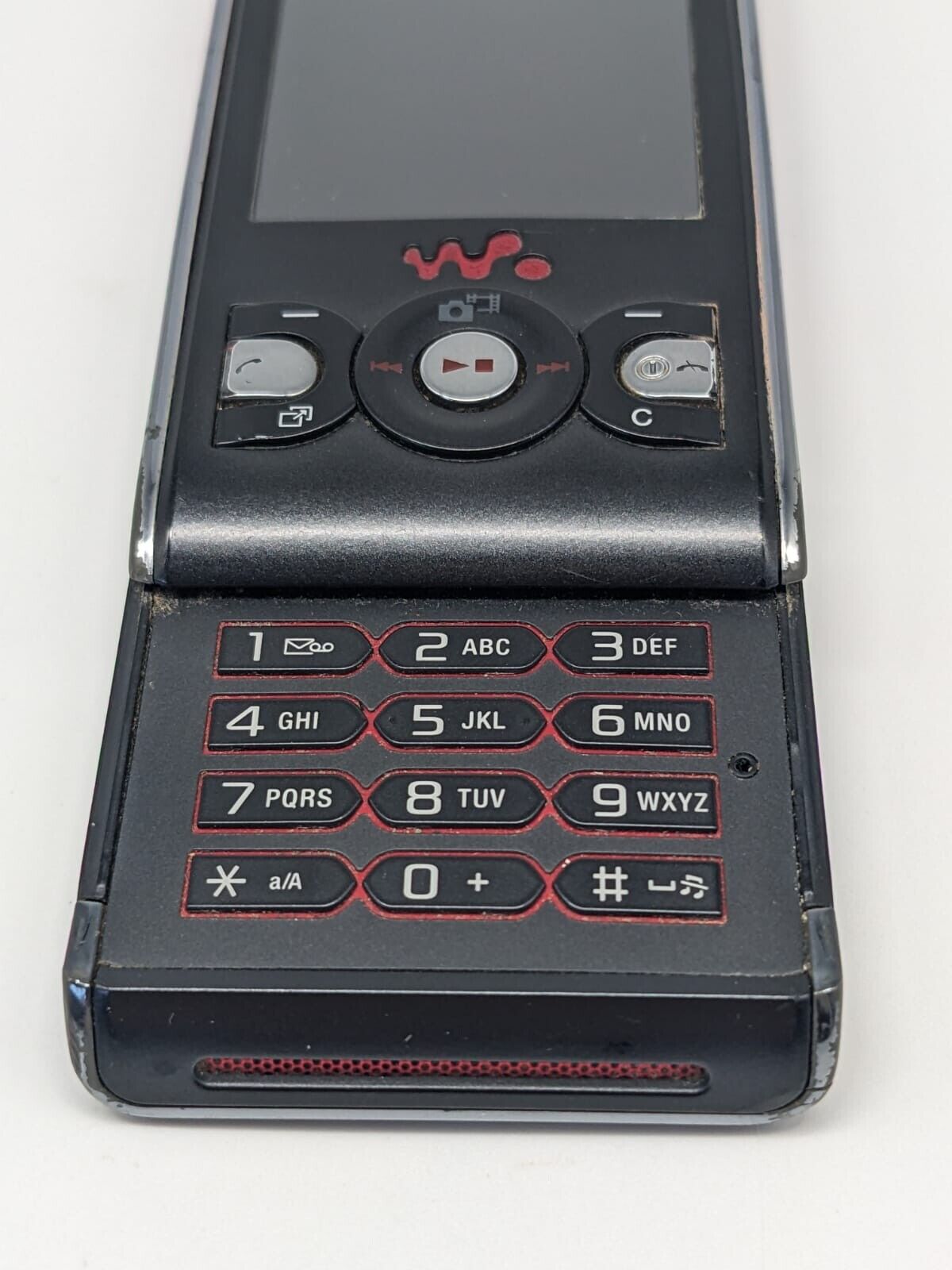 Sony Ericsson W595 Schwarz Slidehandy | OHNE AKKU | VOLL FUNKTIONSFÄHIG