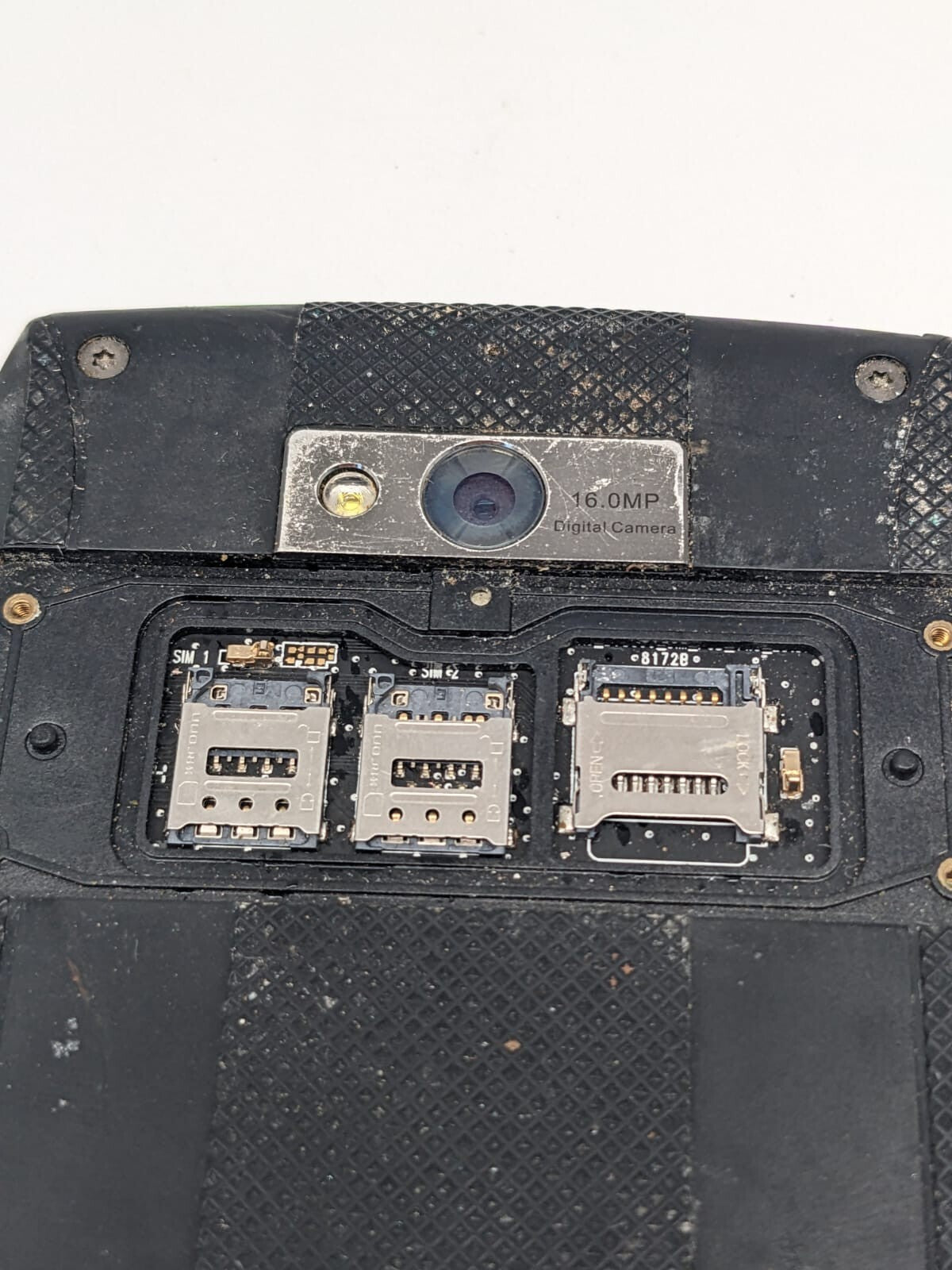 Blackview BV8000 Pro Schwarz Teilespender Ersatzteile | LÄDT/STARTET NICHT