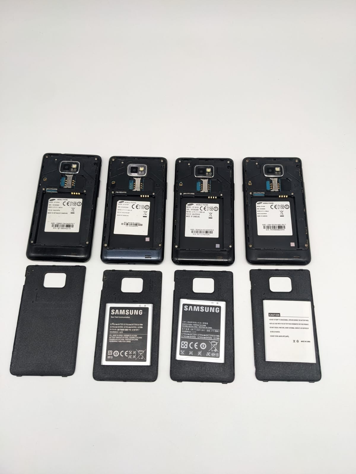 3x Samsung Galaxy S2 1x S2 Plus Sammlung Konvolut Posten | UNGETESTET