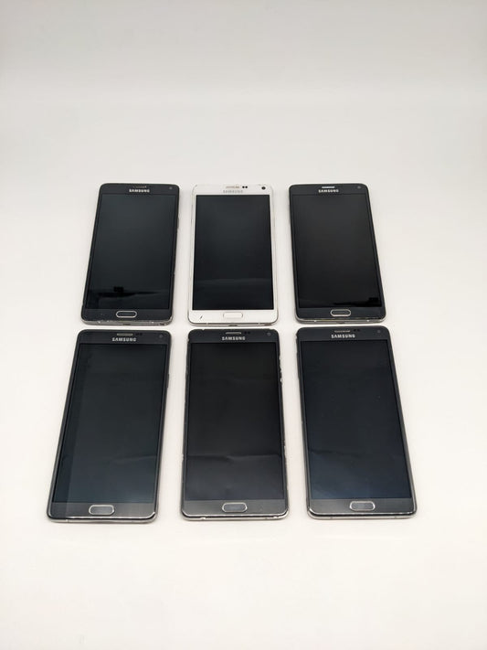 6x Samsung Galaxy Note 4 N910F Konvolut Sammlung Posten | LADEN /STARTEN NICHT