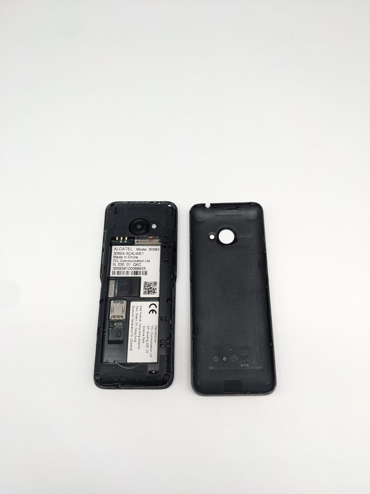 Alcatel 3088x Schwarz Grau Handy | OHNE AKKU | UNGETESTET