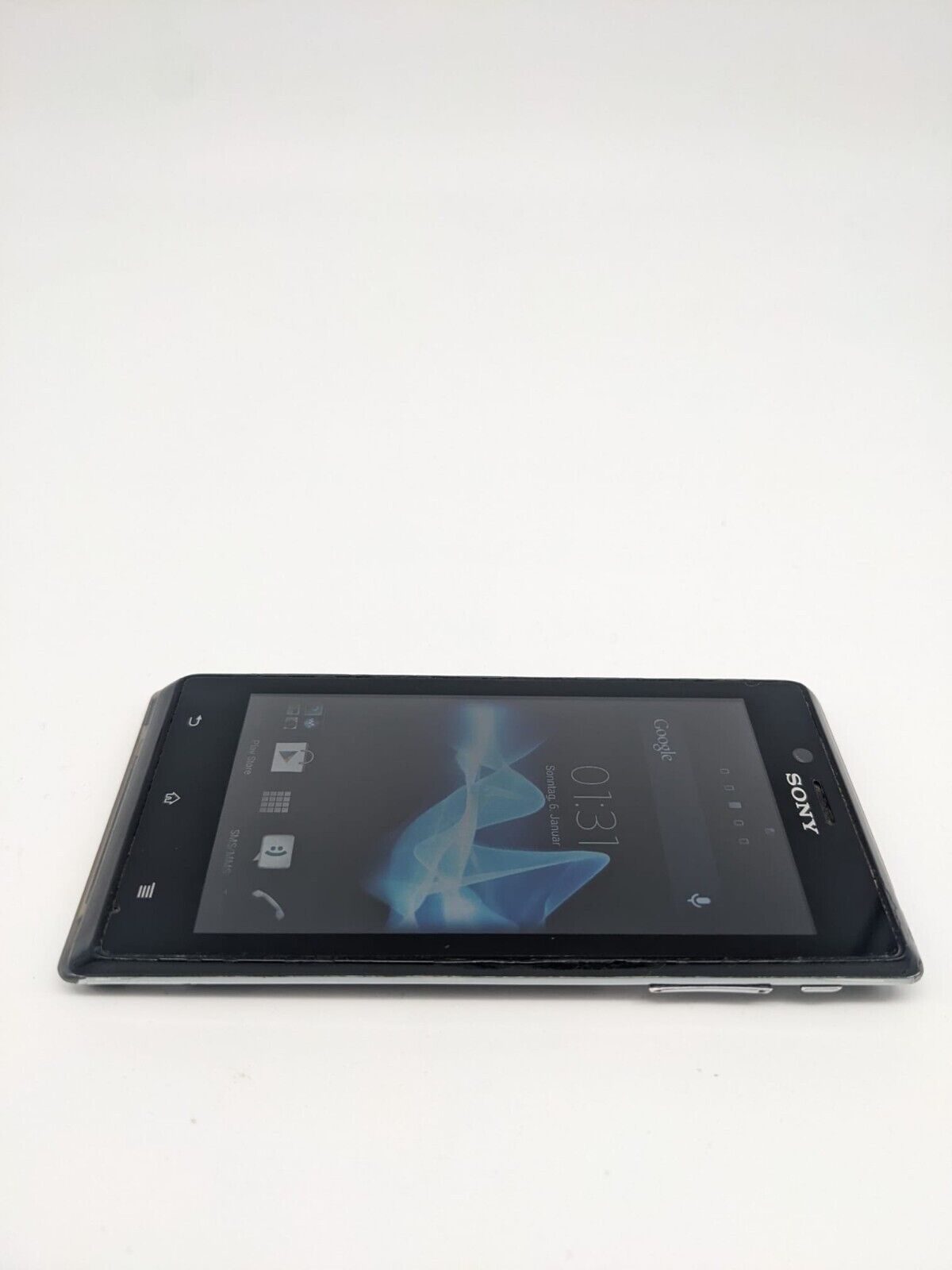 Sony Xperia J ST26i 4 GB Schwarz Smartphone DISPLAY EINGEBRANNT 
