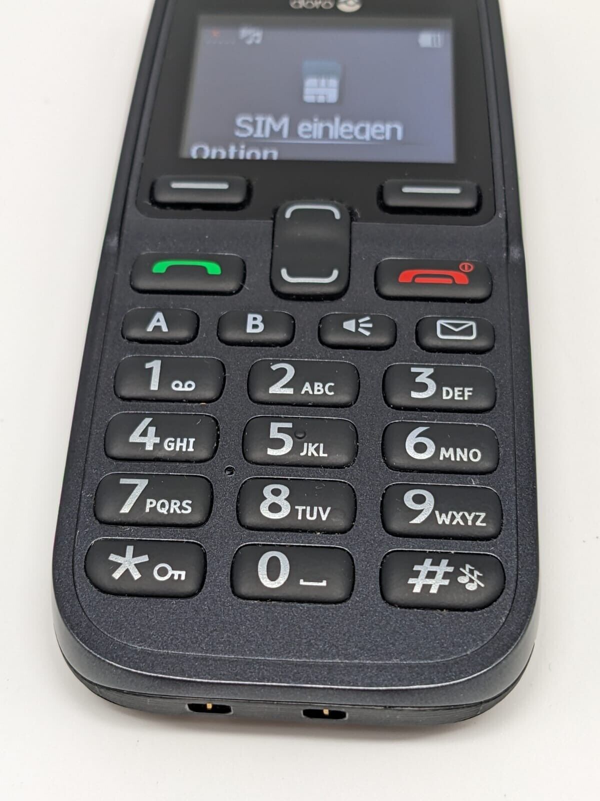 Doro 5030 DFB-0060 Schwarz Seniorenhandy | OHNE SIMLOCK