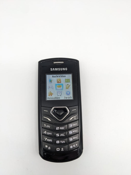 Samsung GT-E1170 Schwarz Handy T-Mobile Branding GUTER ZUSTAND