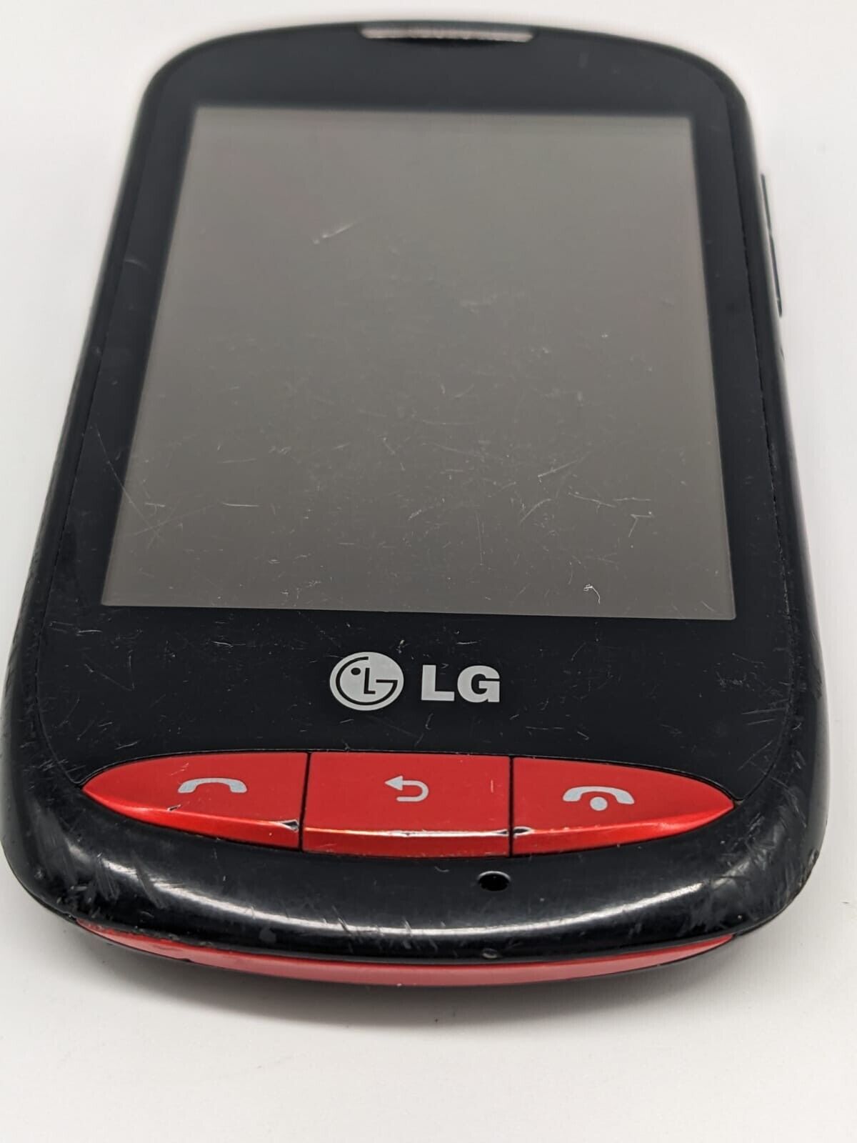 LG T310 Handy Schwarz Rot Selten Sammler | OHNE AKKU | OHNE SIMLOCK