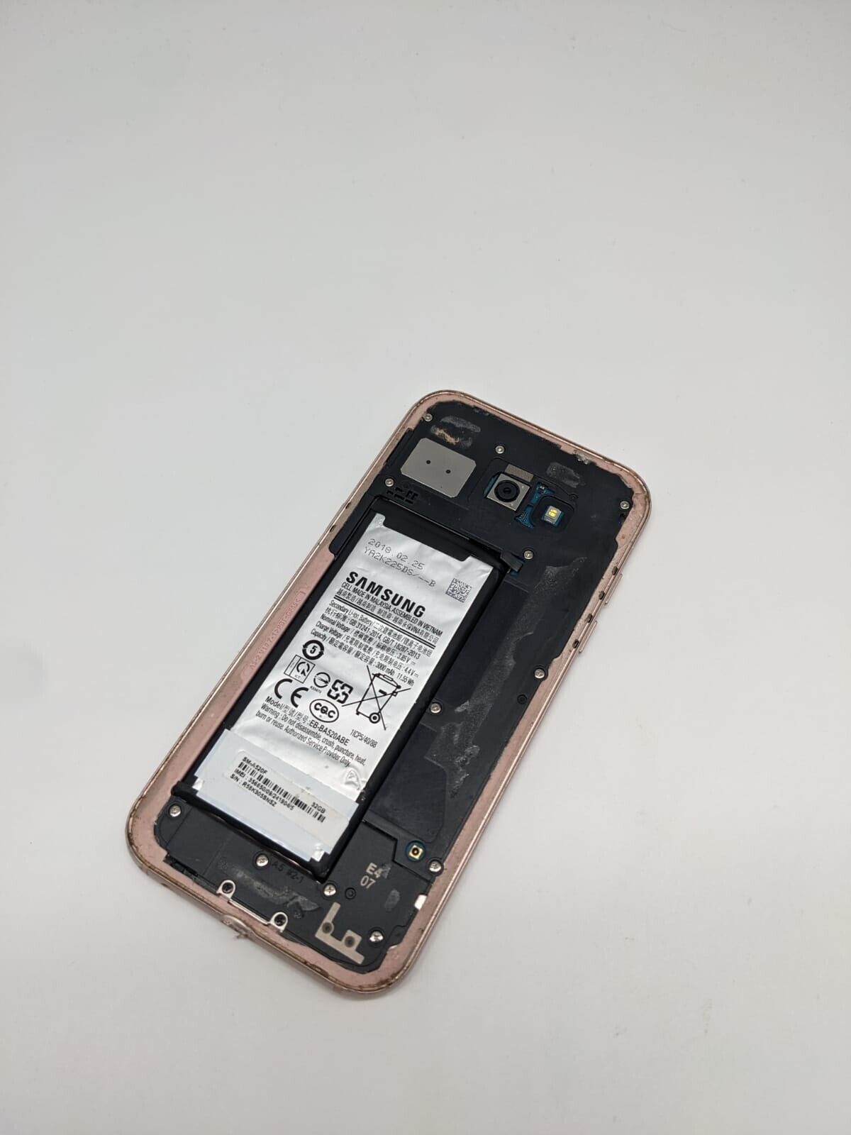 Samsung Galaxy A5 SM-A520F Rosa Smartphone Ersatzteile Teilespender