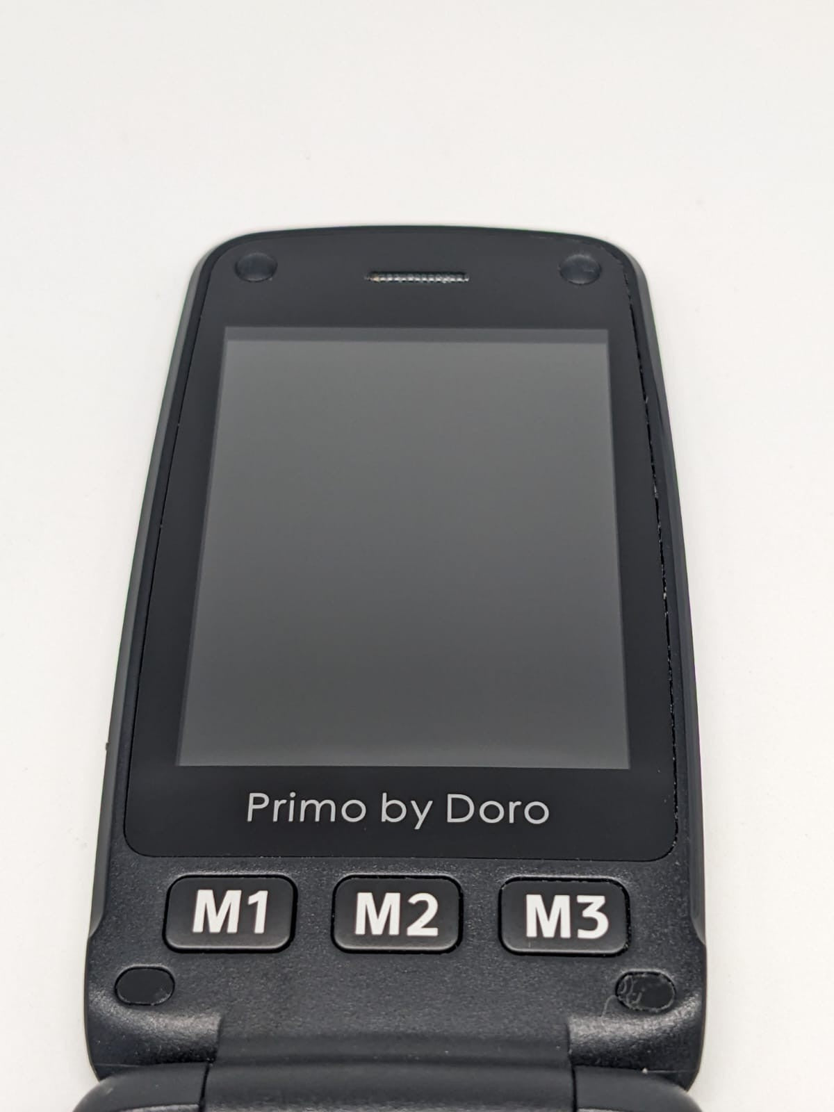 Primo by Doro Primo 406 Silber Seniorenahndy | OHNE AKKU | TOP DISPLAY