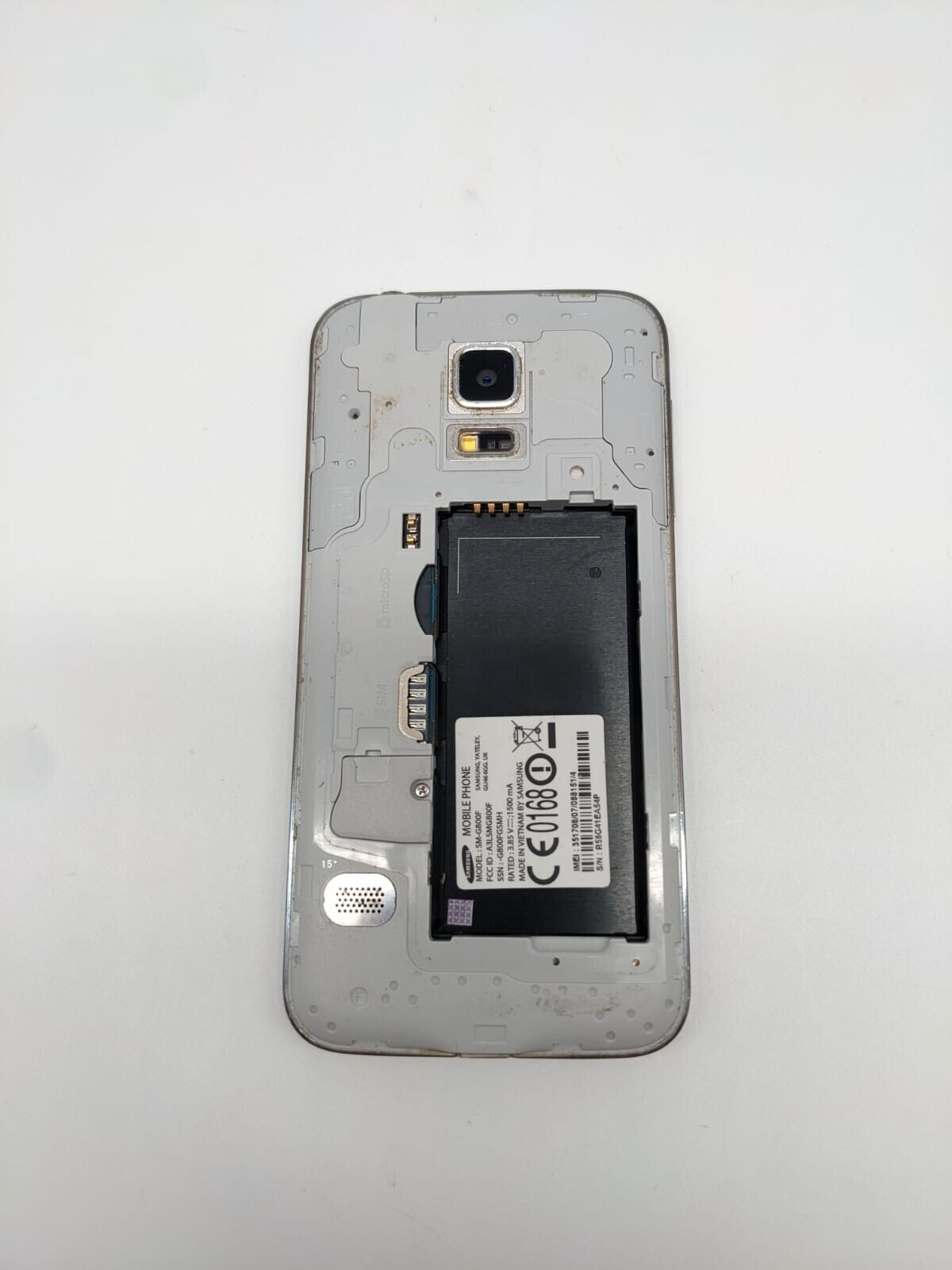 Samsung  Galaxy S5 Mini 16GB Weiß | OHNE AKKU | OHNE SIMLOCK
