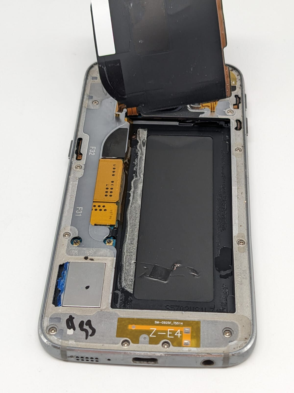 Samsung Galaxy S6 Edge Blau SM-G925F | OHNE AKKU | UNGETESTET