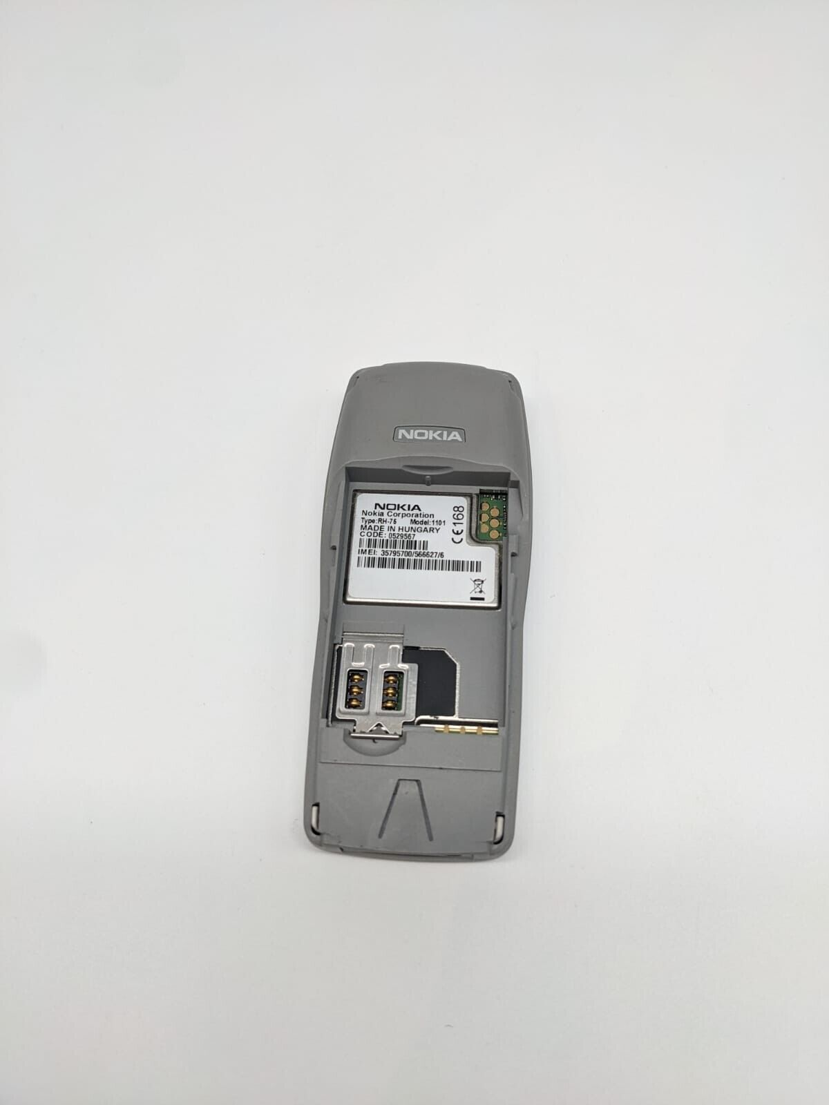 Nokia 1101 RH-76 Handy Silber Retro Vintage | OHNE AKKU | OHNE SIMLOCK