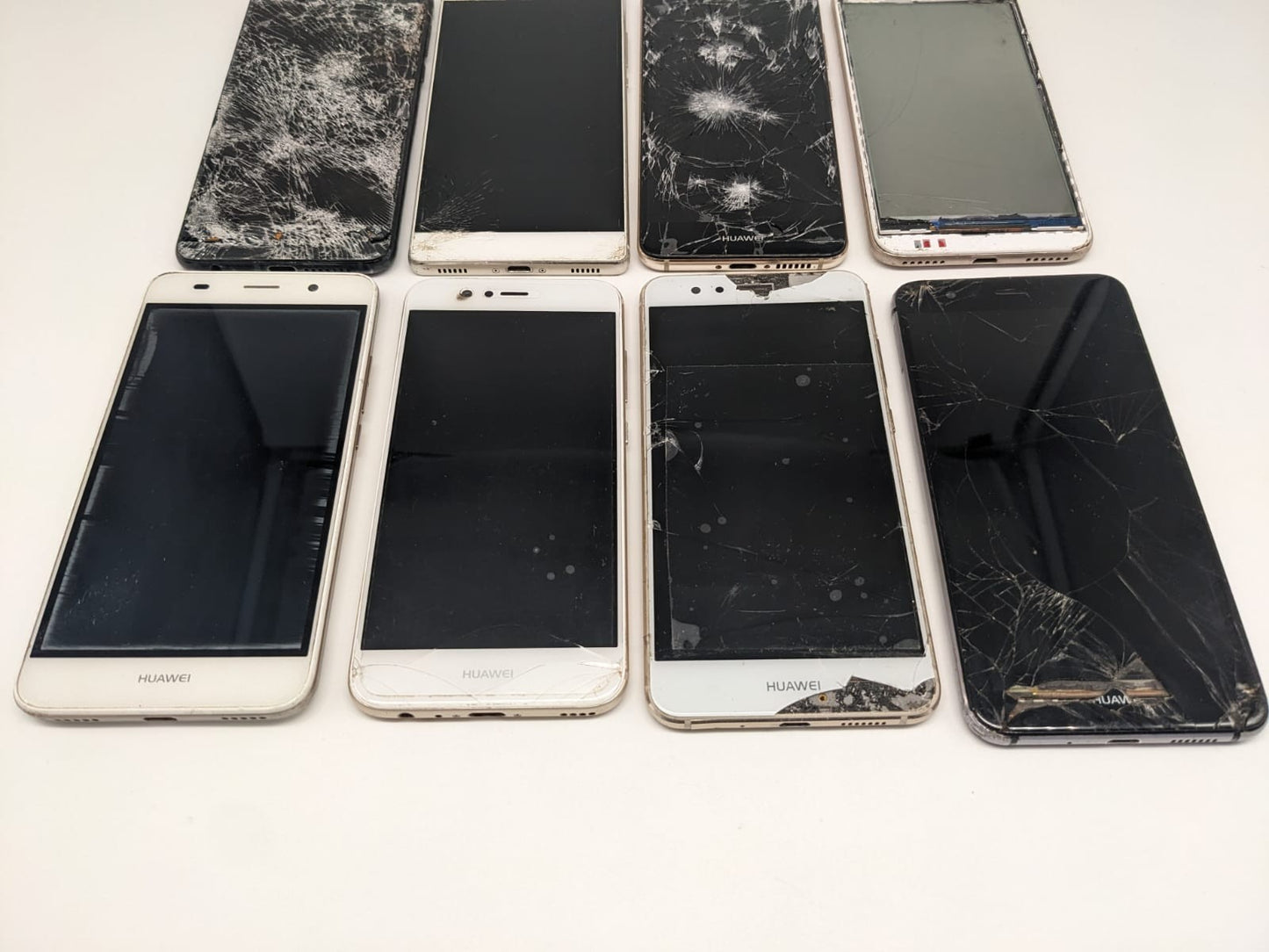 8x Huawei Smartphone Teilespender Konvolut Sammlung Posten | DEFEKT