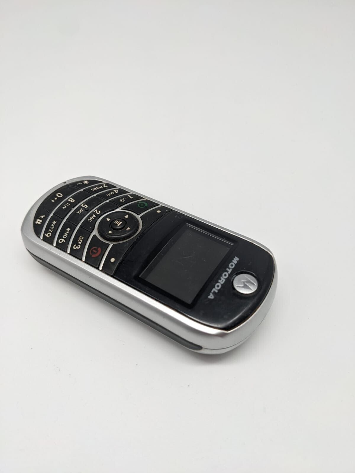 Motorola C139 Schwarz Silber UNGETESTET 