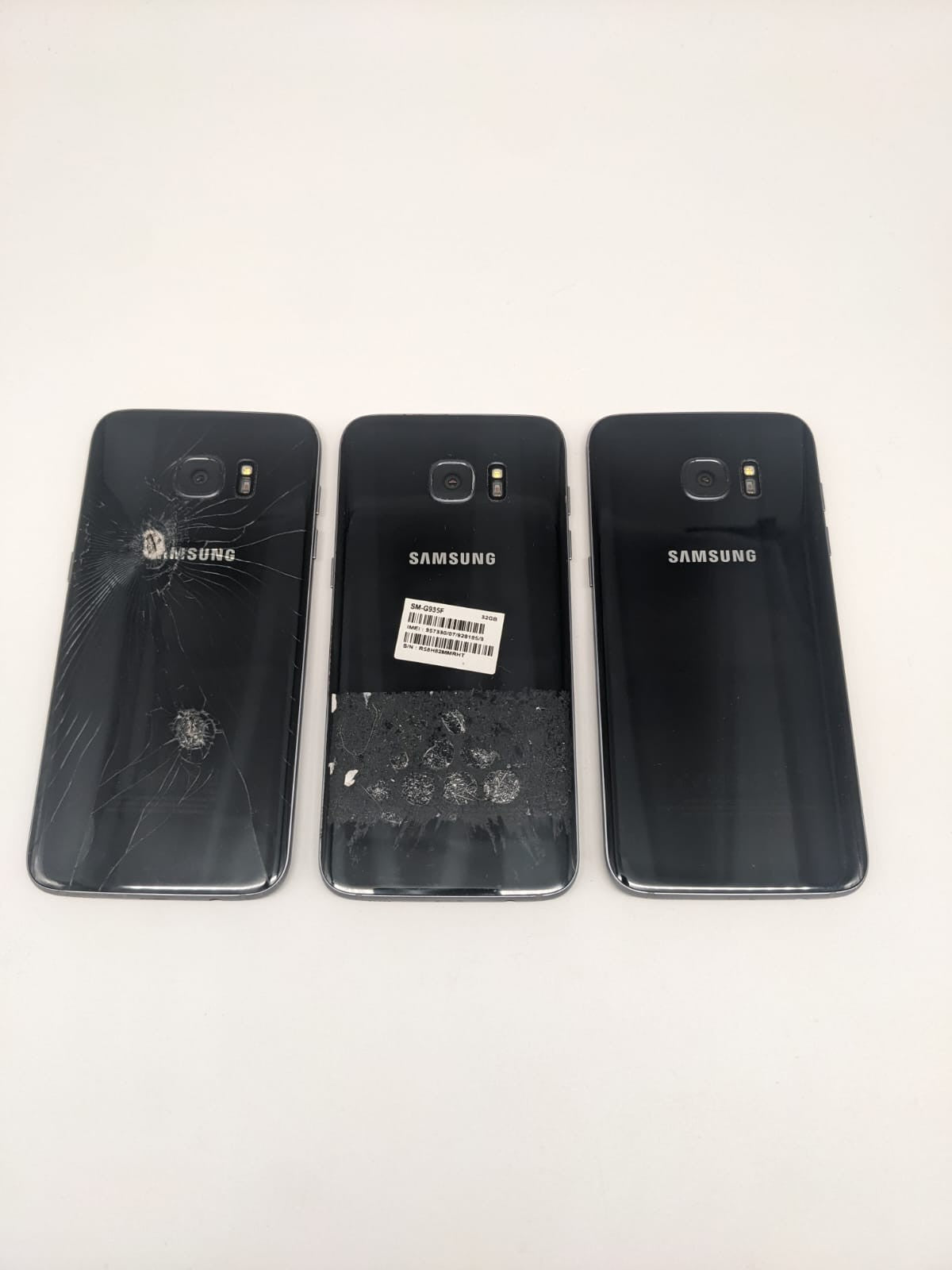 3x Samsung Galaxy S7 Edge Konvolut Sammlung Posten Teilespender | DEFEKT