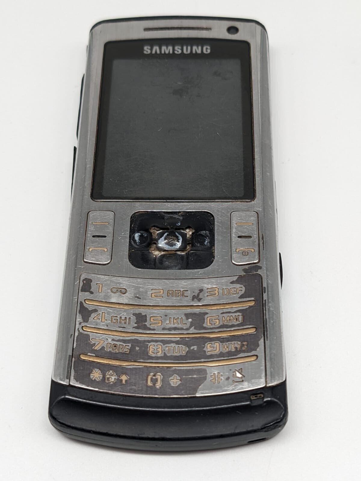 Samsung  SGH-U800 Silber Handy | OHNE AKKU | FUNKTIONIERT