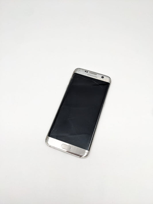 Samsung Galaxy S7 Edge SM-G935V Verizon Silber | DISPLAYDEFEKT | UNGETESTET