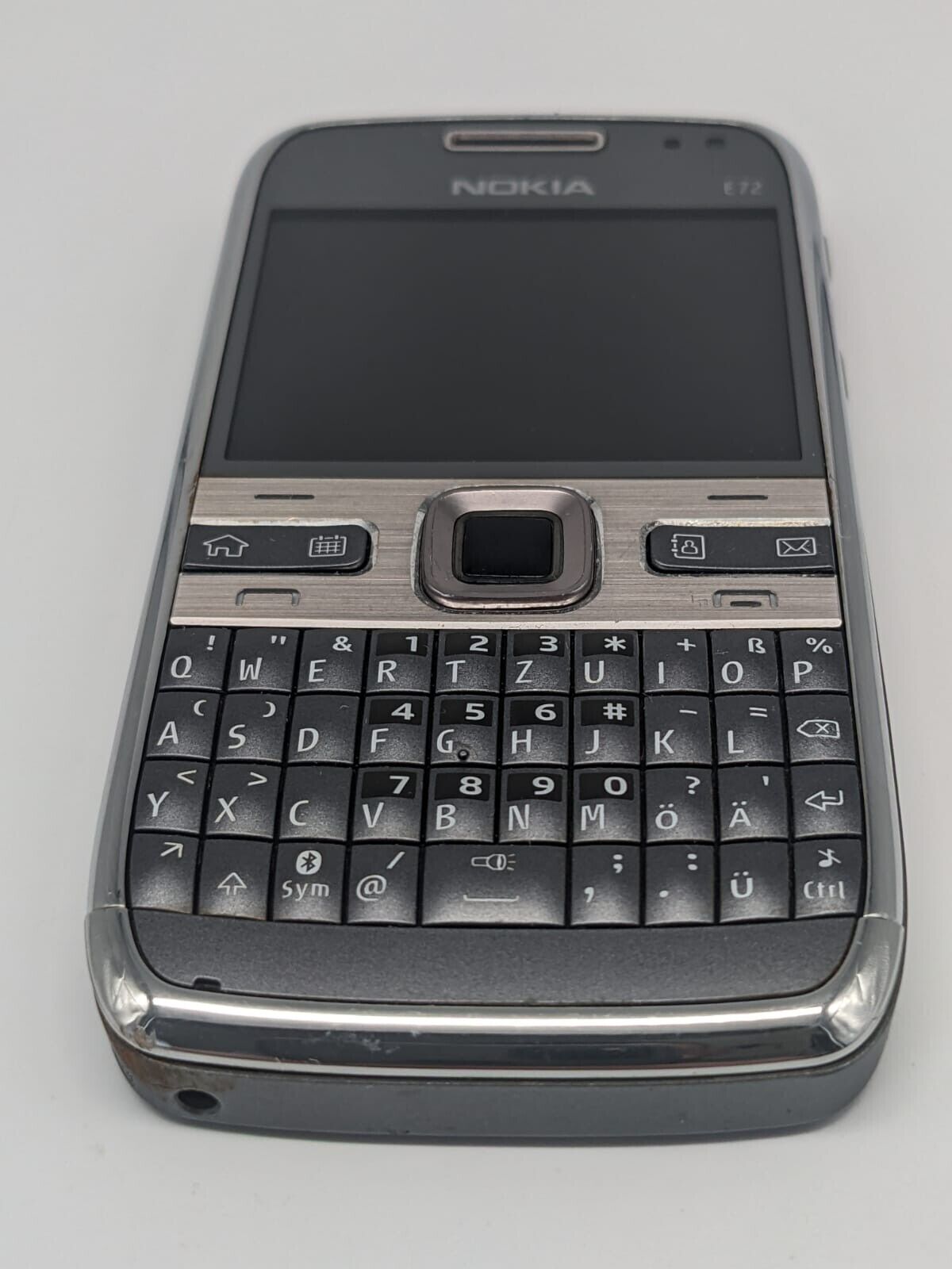 Nokia E72 Silber QWERTZ Teilespender Ersatzteile Bastler | TEILDEFEKT