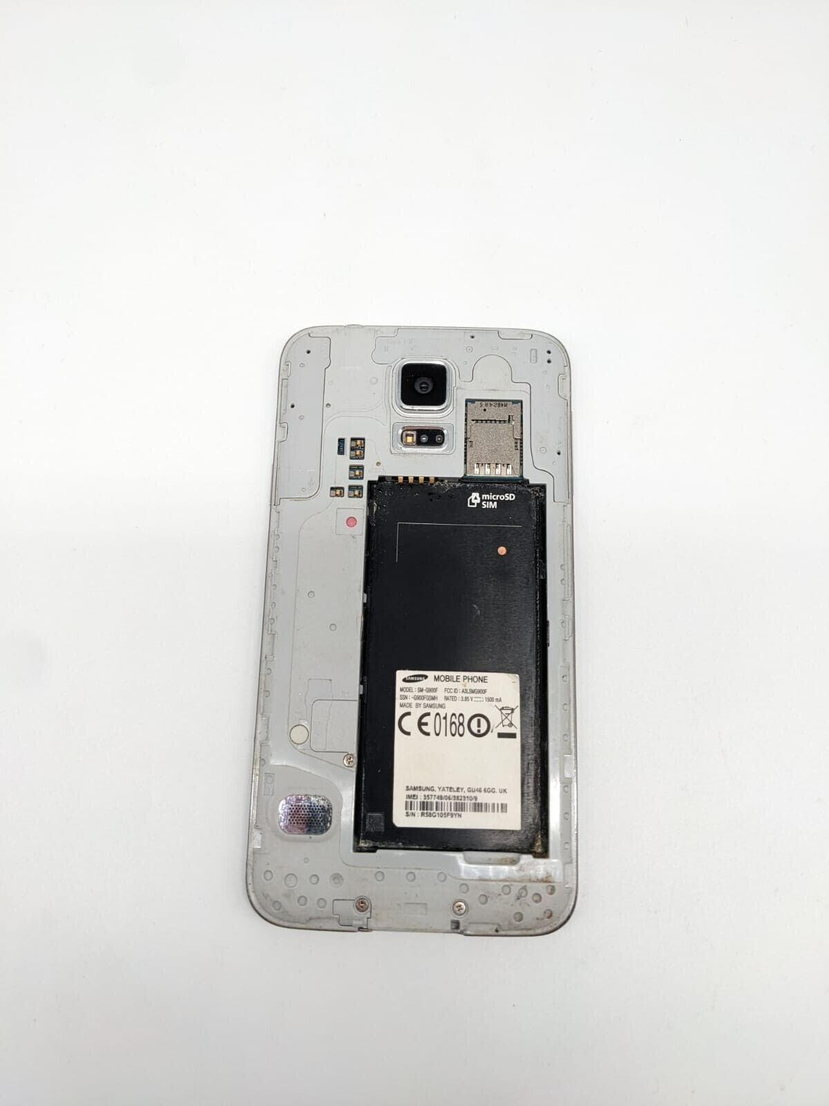 Samsung Galaxy S5 SM-G900F Weiß | OHNE AKKU | DISPLAYDEFEKT