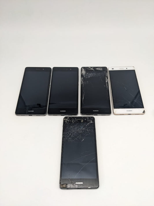 5x Huawei P8 Lite ALE-L21 Smartphone Teilespender Ersatzteile Konvolut Sammlung