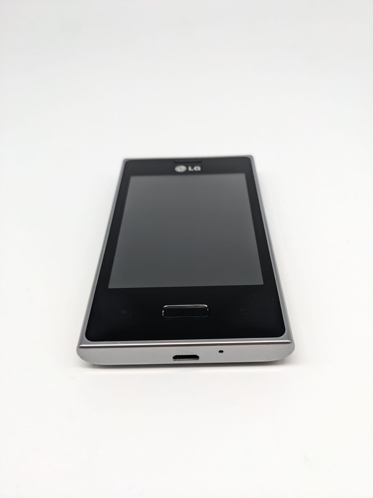 LG E400 Schwarz Silber Vintage Retro Sammler | TOP DISPLAY | UNGETESTET #X5