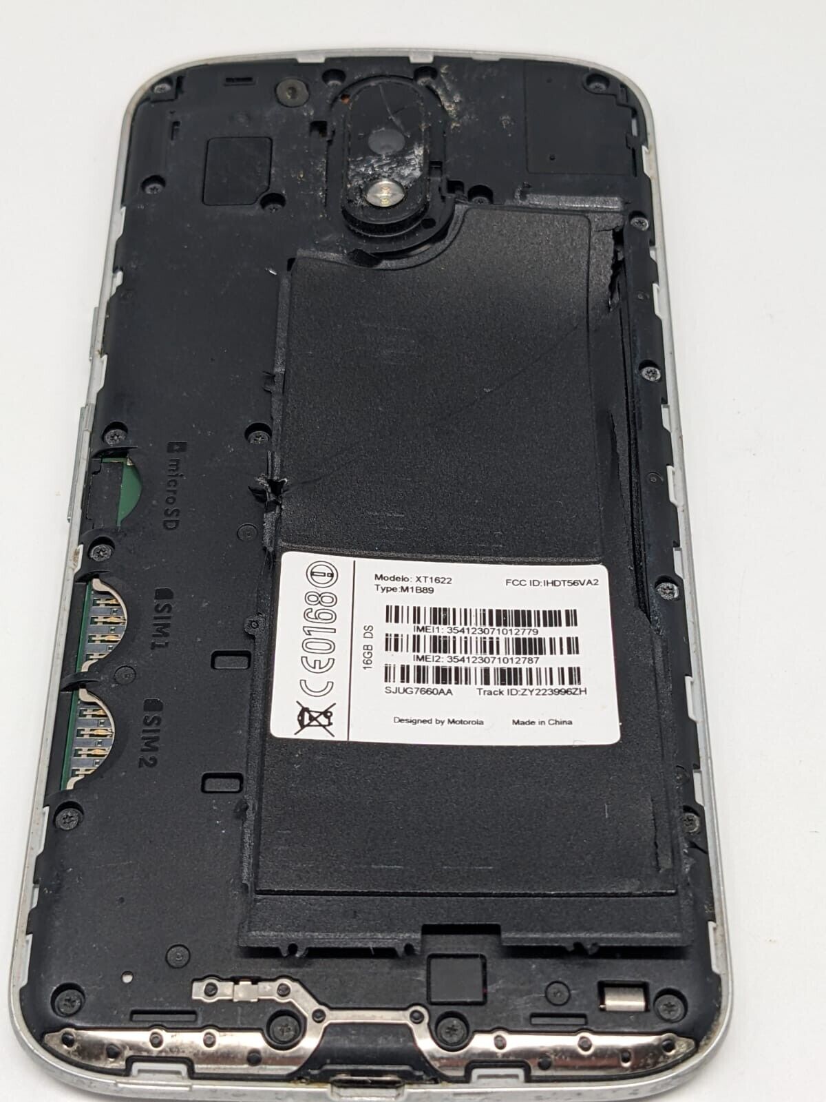 Motorola MOTO G4 XT1622 Bastler Teilespender | OHNE AKKU | UNGETESTET