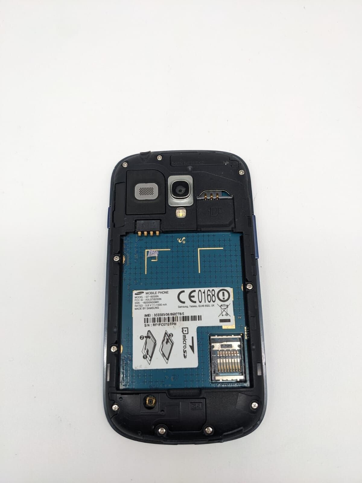 Samsung Galaxy S III 3 mini Blau ohne Akku UNGETESTET 