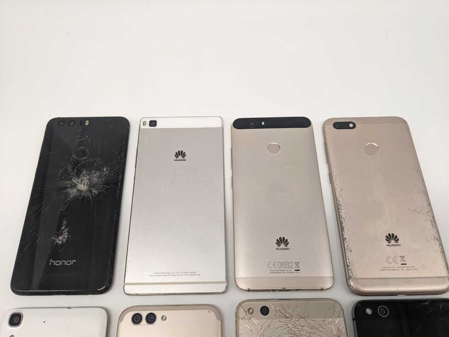 8x Huawei Smartphone Teilespender Konvolut Sammlung Posten | DEFEKT