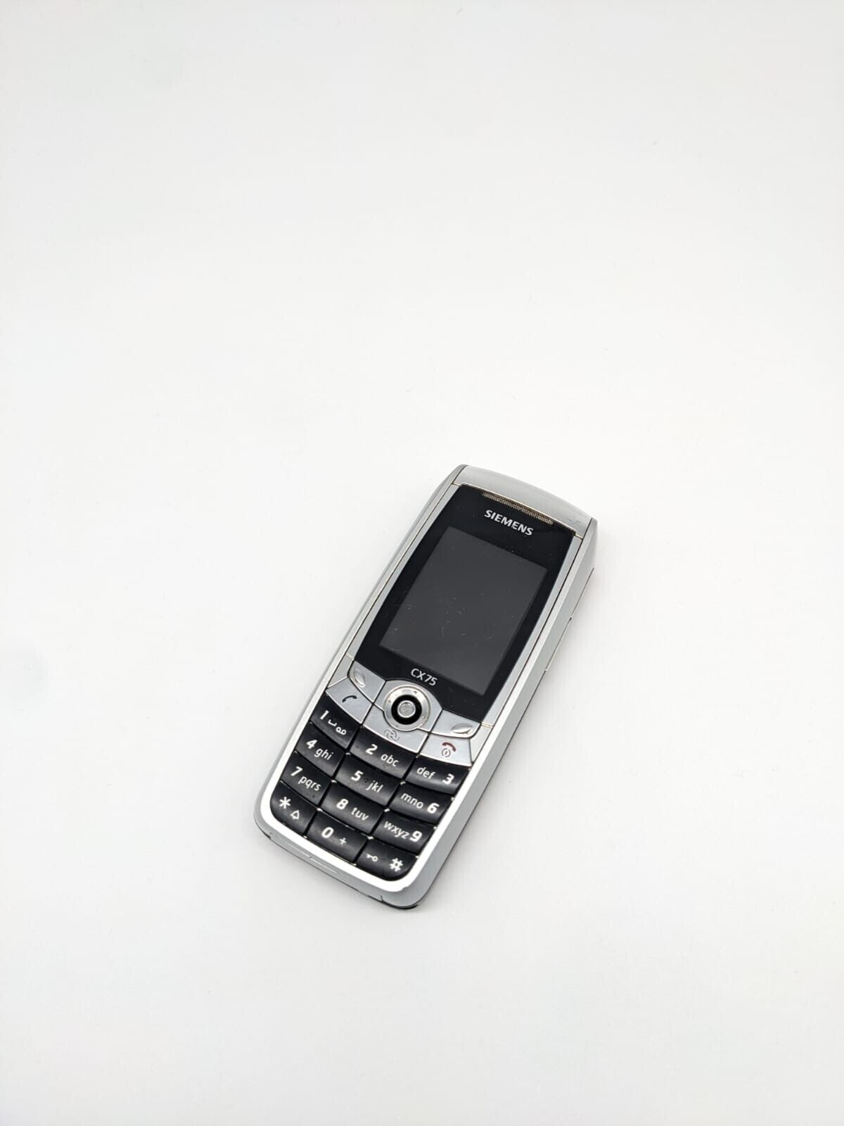 Siemens CX75 Silber Schwarz Handy | OHNE AKKU | OHNE SIMLOCK