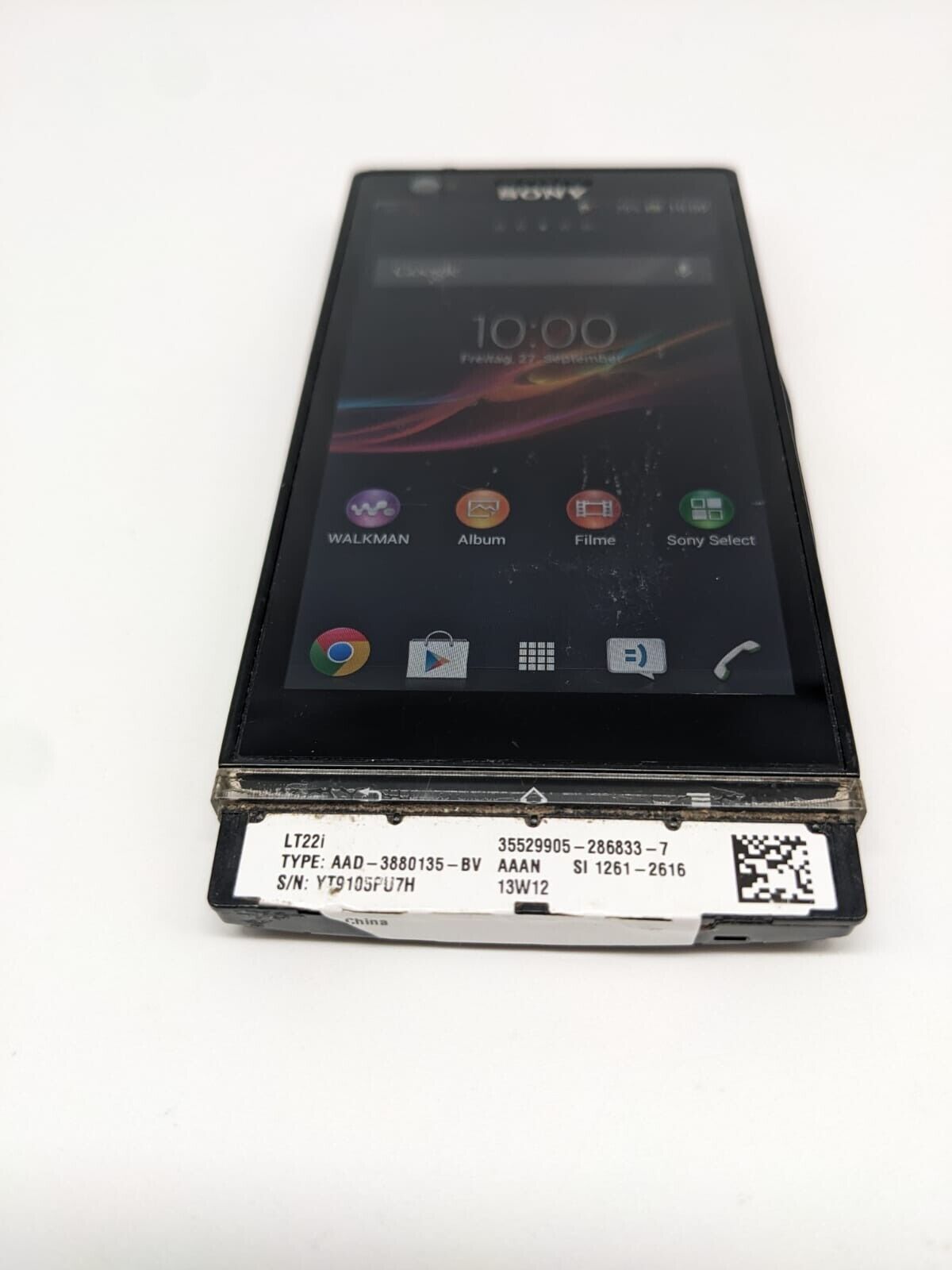 Sony Xperia P Lt22i Schwarz Smartphone | OHNE SIMLOCK