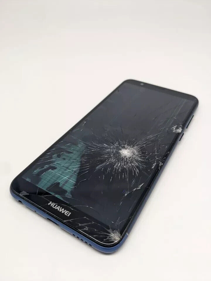 Huawei P Smart Blau Smartphone Teilespender Ersatzteile Bastler | DISPLAYSCHADEN