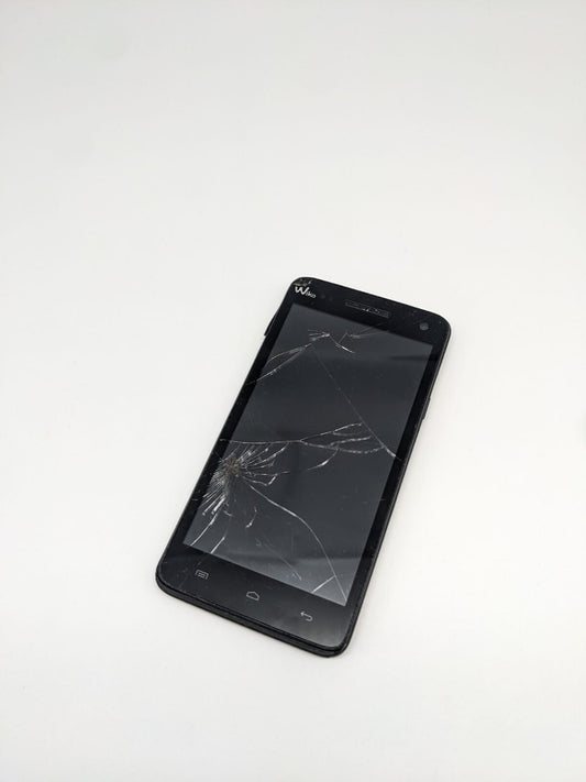 Wiko Rainbow Schwarz Smartphone | OHNE AKKU | UNGETESTET