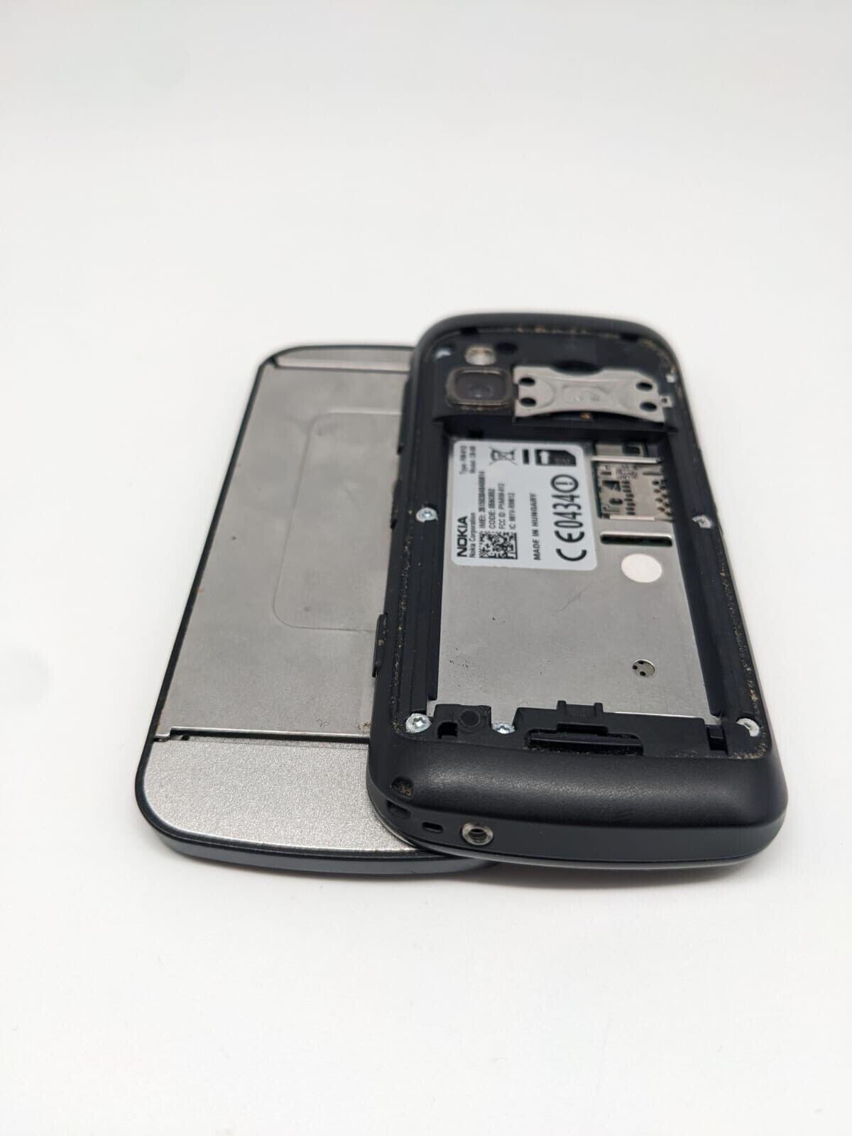 Nokia C6 Schwarz Handy Retro | DISPLAYSCHADEN