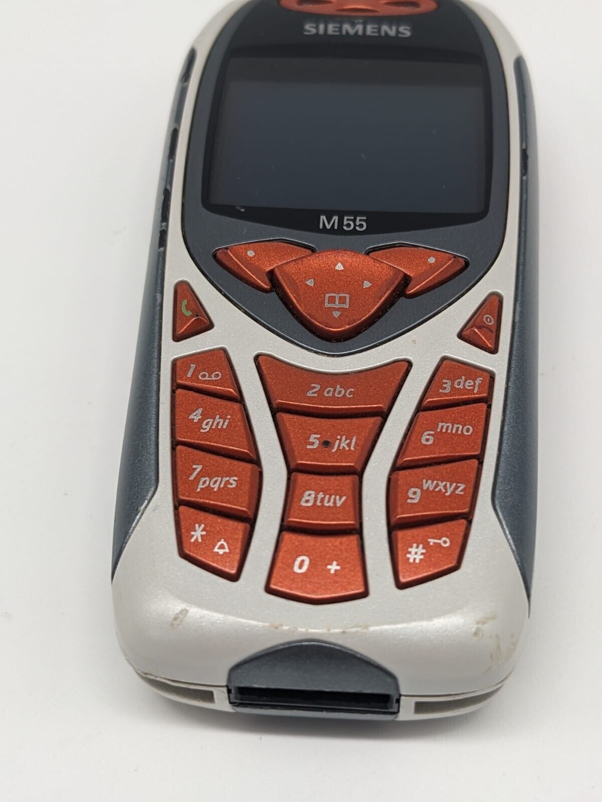 Siemens M55 Orange Handy Retro | OHNE AKKU | OHNE SIMLOCK | FUNKTIONIERT