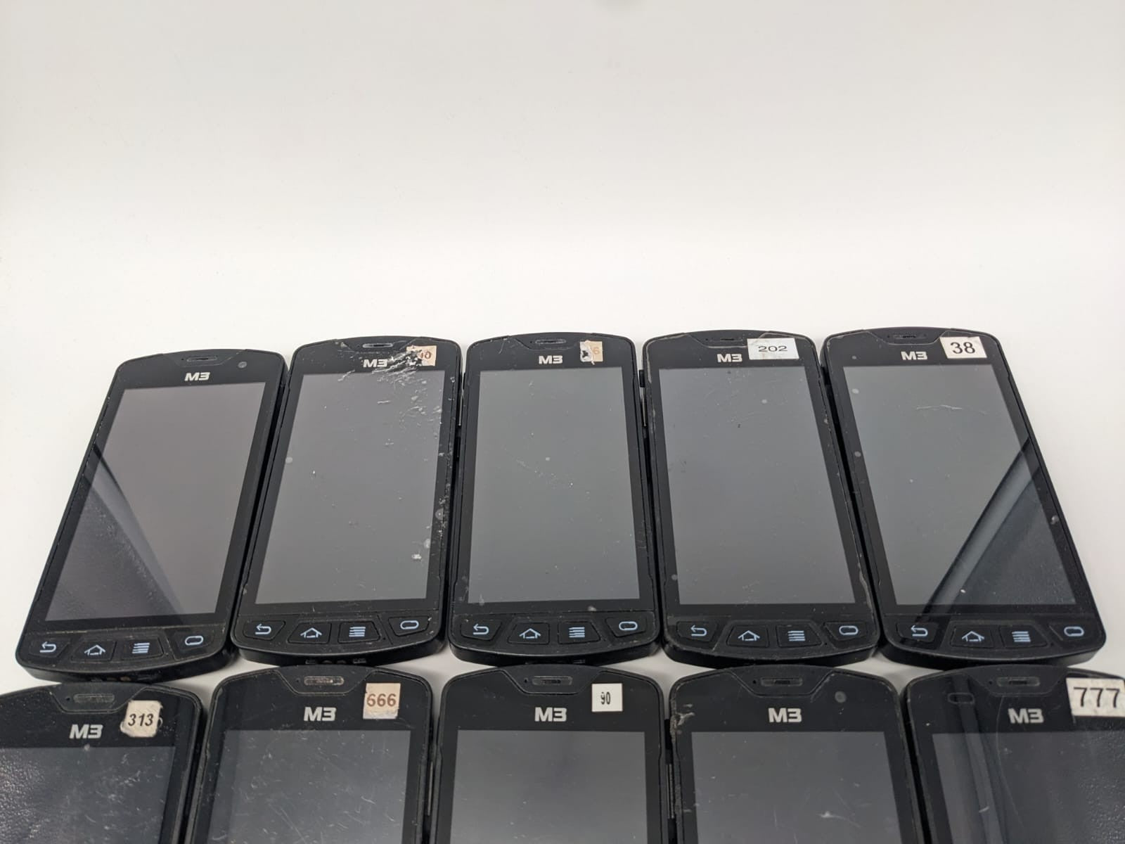 12x M3 Mobile SM10 Terminal Scanner Teilespender Ersatzteile | UNGETESTET
