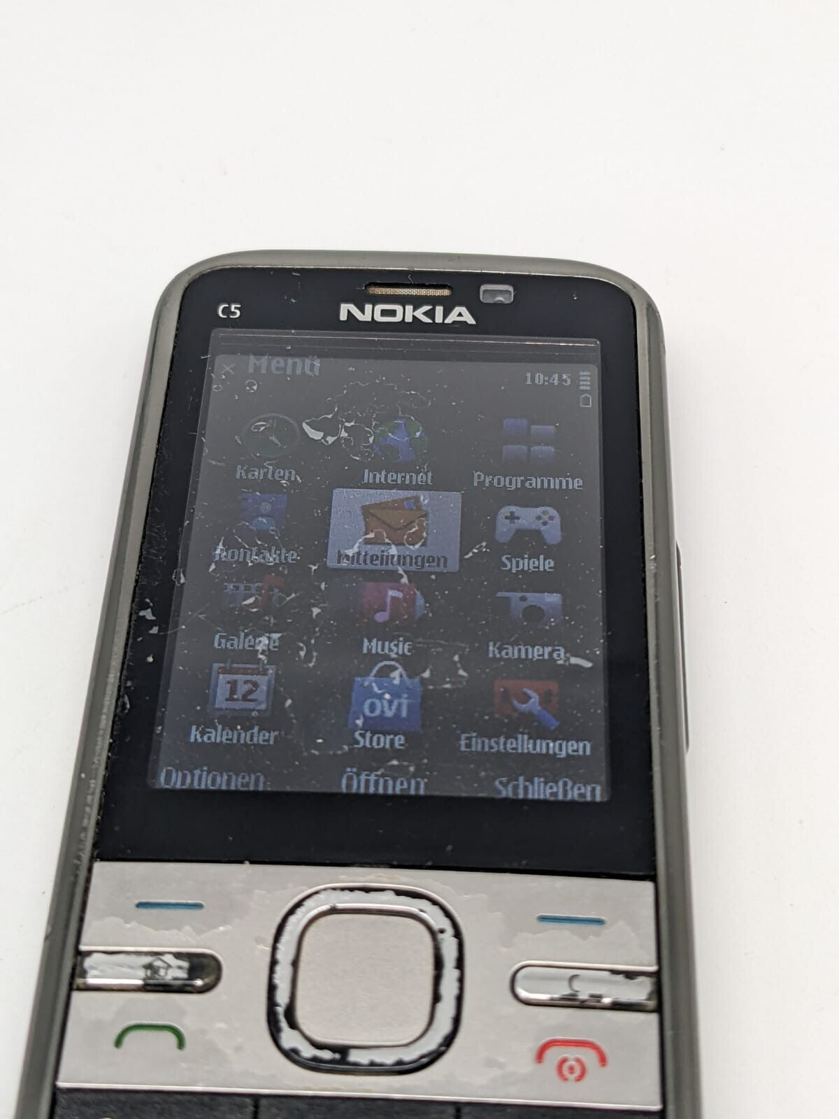 NOKIA C5 Grau Handy Retro Vintage | OHNE SIMLOCK